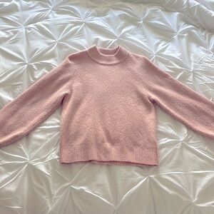 Light pink crewneck sweater from GAP